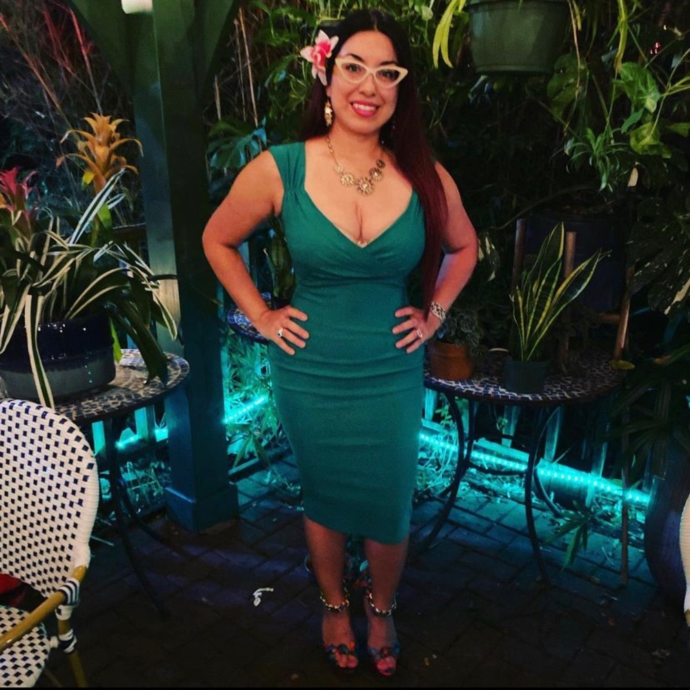 Pinup couture Erin Wiggle dress medium